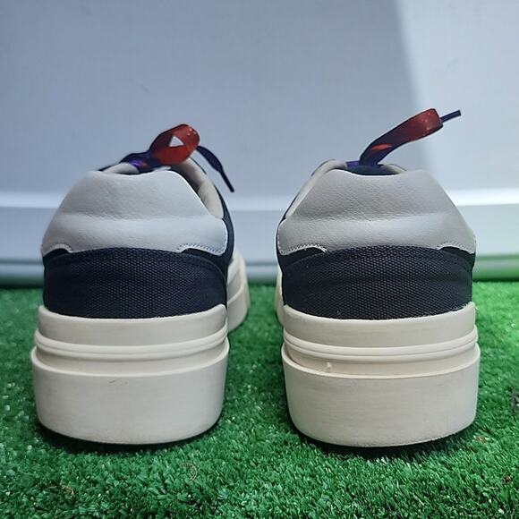 H&M X GOOD NEWS ALLDAY SNEAKERS GALAXY SHOELACES WOMEN'S SIZE 9 LIKE NEW - Picture 8 of 16